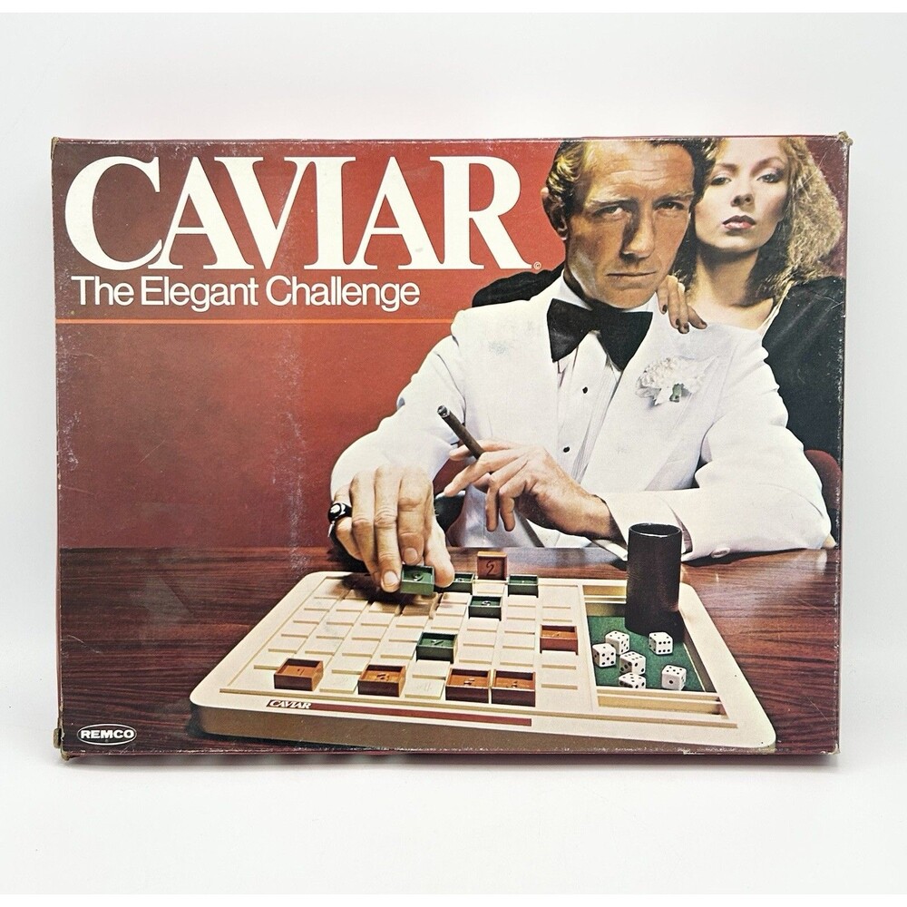 Vintage 1977 Caviar The Elegant Challenge Remco Board Game No. 502 New Rare!